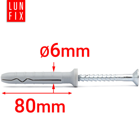 Kołki STOŻ szybkiego montażu 06x080 (100szt) (1op)