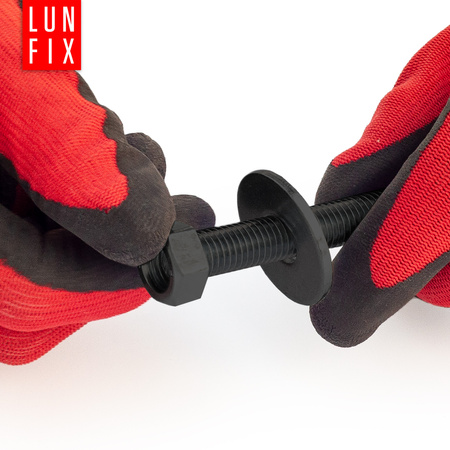 Podkładka okrągła M6 powiększona czarny ocynk DIN9021 1kg