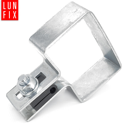 Obejma końcowa początkowa 40x60 mm srebrna komplet