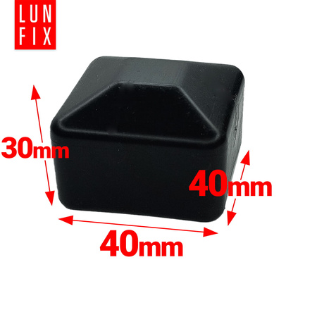 Nasadka na słupek 40x40 "NSK40" czarna (100szt.)