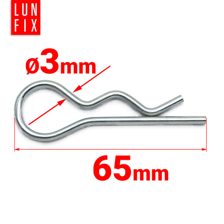 Klamra do wieszaka noniusza zatyczka 100szt.