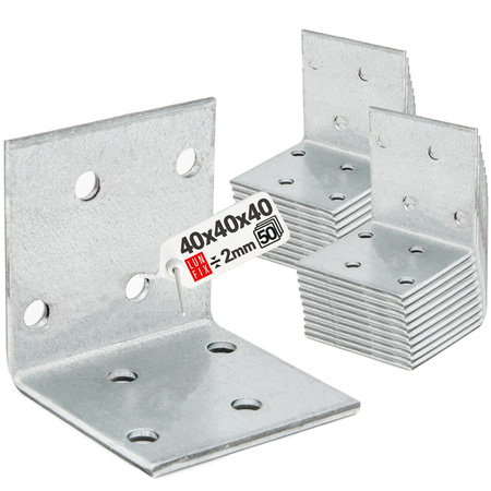 Kątownik szeroki 40x40x40x2,0 KS2 50szt.