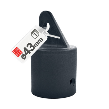 Nasadka slupa podporow. 1 1/4 POD11/4 GRAF (1szt.) + wkręt