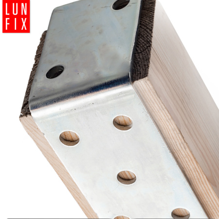 Zestaw podstawa słupa przykręcana typ U 120 + wkręty