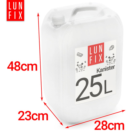 Kanister 25l + nakrętka (1kpl.)