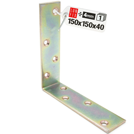 Kątownik belki szeroki KB4 150x150x40x4.0 mm