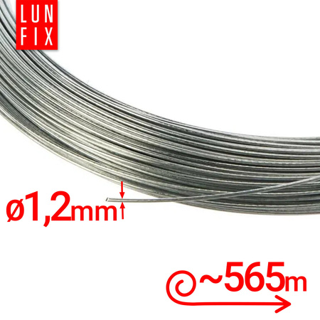 Drut ocynk (miekki) d/1.2mm 5kg (1op)