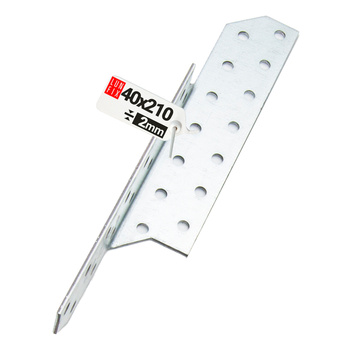 Łącznik krokwiowy LK3 ciesielski 210x40 mm LEWY 1szt.