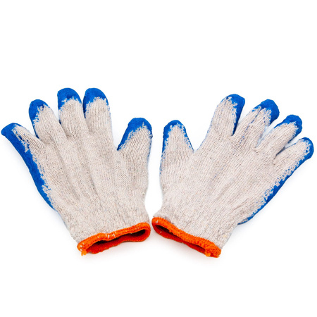 Rękawice robocze wampirki niebieskie L (10 szt.)