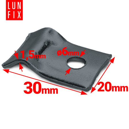 Uniw. przelotka słupek 5,5x19 graf 100kpl (1op)