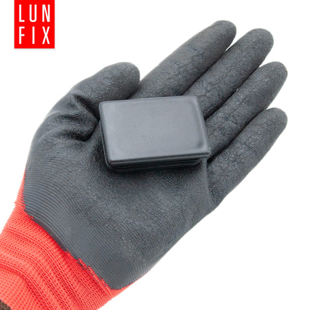 Zaślepka prostokątna 30x50 nasadka do profili czarna 10szt.