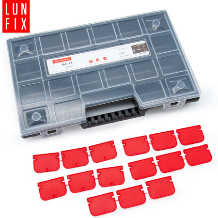 Organizer narzędziowy 30x20cm 23 moduły