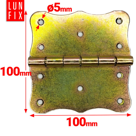 ZBB2 Zawias budowlany bramkowy 100x100x2(1szt)