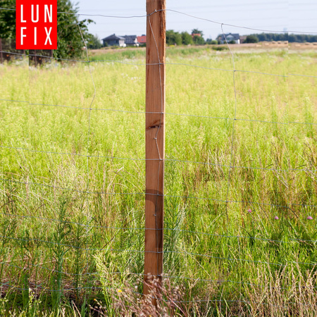 Siatka leśna budowlana 120cm fi 2-1,6mm ocynkowana 50mb + 100 sztuk skobli gratis!