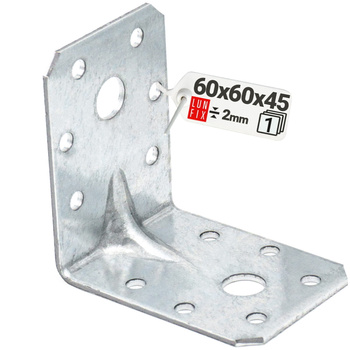 KPL6 katownik z przetlocz. 60x60x45x2,0 (1szt)