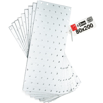 Płytka perforowana 200x80x2 PP17 łącznik ciesielski płaski 10szt.