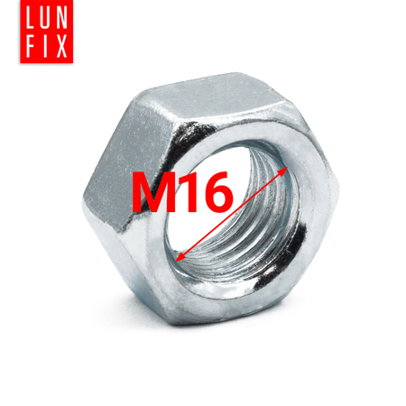 Nakrętka DIN 934 M16 kl 8 ocynk (1kg)