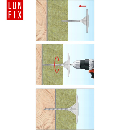 Talerzyk dociskowy styropianu wełny 60mm 100szt.