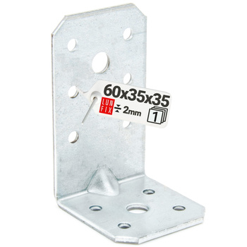 Kątownik z przetłoczeniem KPL11 lekki 60x35x35x2,0 1szt.