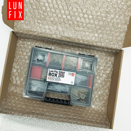 Zestaw gwoździ 500szt. stolarskie 1,2x25-1,8x50 złote + srebrne