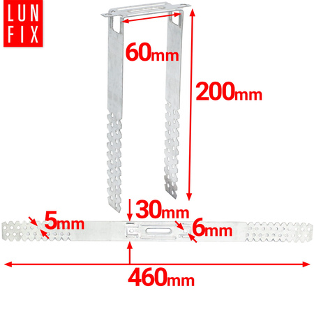 Wieszak płaski 60/200 0,8 mm (1szt)