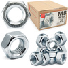 Nakrętka sześciokątna M8 DIN 934 klasa 8 ocynkowana 20szt.