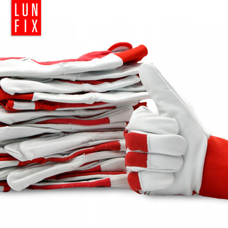 Rękawice rob. monterskie skóra 9-L (1szt.)