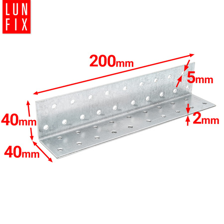 KM6 katownik montazowy 40x40x200x2,0 (10 szt.)