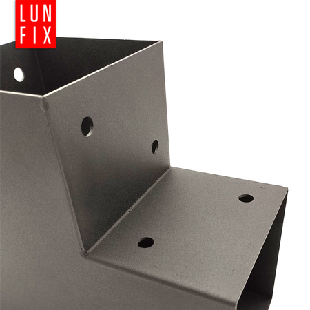 Łącznik belki kwadratowy T 90x90mm wspornik do kantówek 3 końce