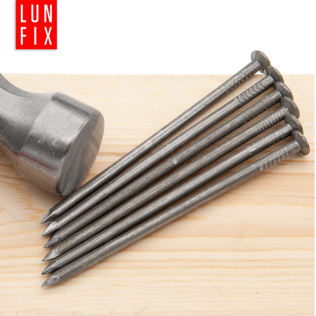 Gwoździe budowlane 7,6x280 mm czarne 5kg