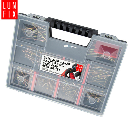 Zestaw Wkretów 007 hartow.ch mały +bit (325szt.)