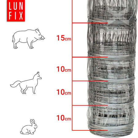 Siatka lesna 120/9/30 50mb h1,2+SKOBLE 100s (1kpl)