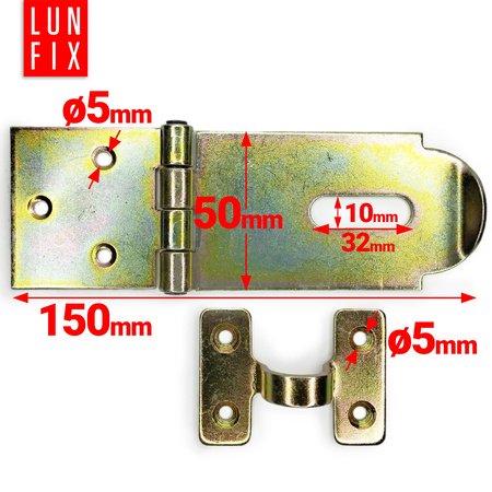 Wrzeciądz bramy furtki 50x50x2mm ocynkowany 1szt.