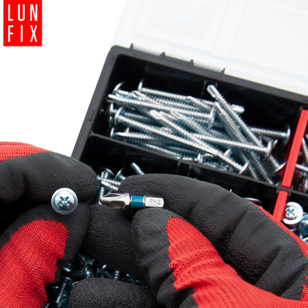 Zestaw Wkretów 012 samiercące +bit PH2 (290szt.)