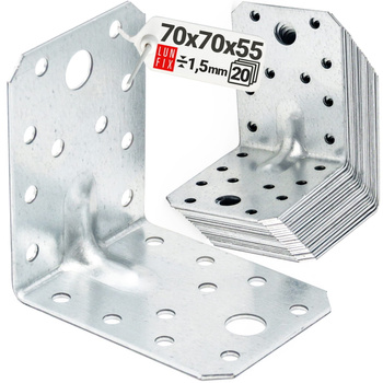 KPS4 katownik z przetlocz. 70x70x55x1,5 (20szt)