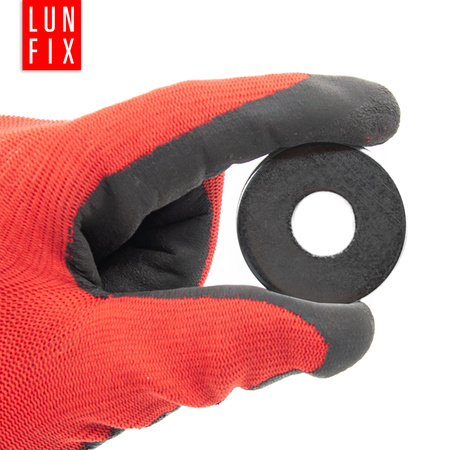 Podkładka okrągła M6 powiększona czarny ocynk DIN9021 10szt.