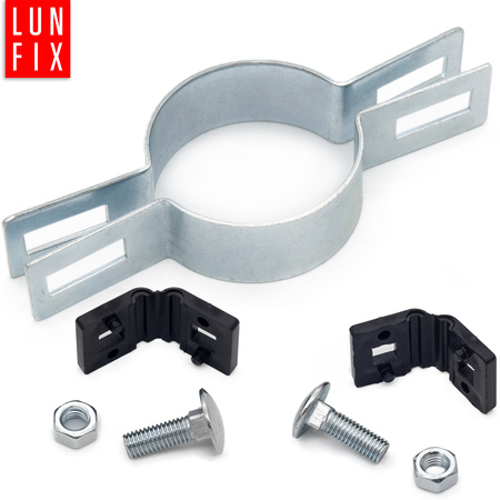 Obejma fi60 posrednia ocynk KOMPLET (1kpl.)