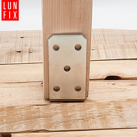 Zestaw podstawa słupa przykręcana typ U 90 + wkręty