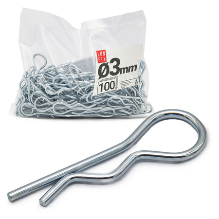 Klamra do wieszaka noniusza zatyczka 100szt.