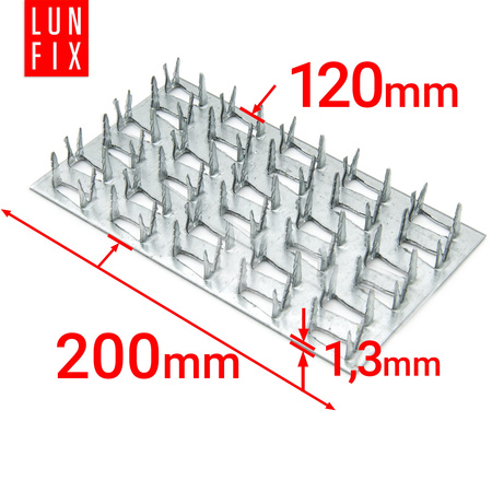 PK3 Plytka kolczasta 120x200 (1szt.)