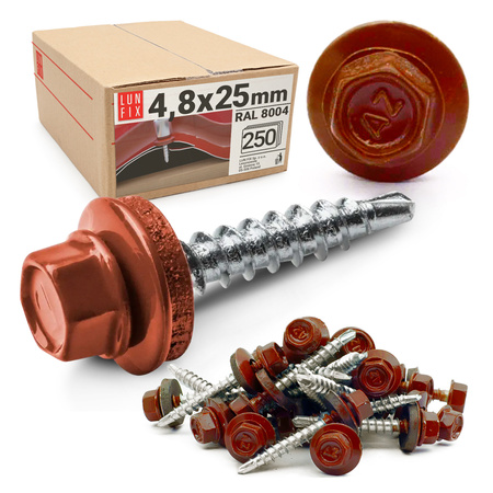 Wkret sam EPDM 4,8x25 8004 miedziany (250szt.)