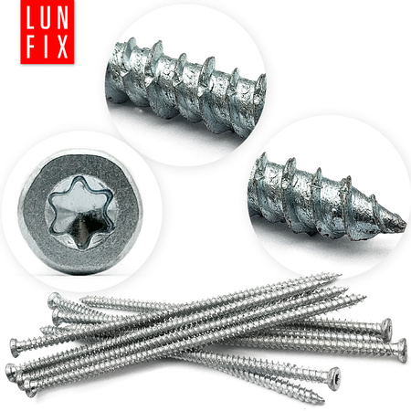 Wkret ościeżnicowy stoż do okien 7,5x212 (100 szt)