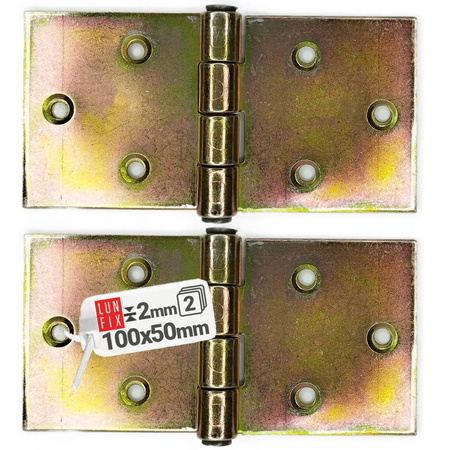 ZB10 Zawias budowlany 100x50x2 (2szt)