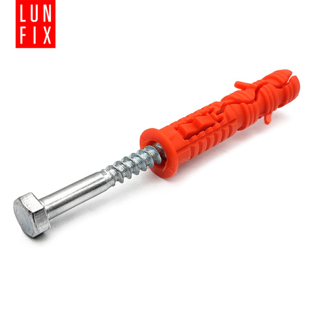 Kołki rozporowe 10x50 mm z wkrętem z łbem sześciokątnym 6x90 mm 50szt.