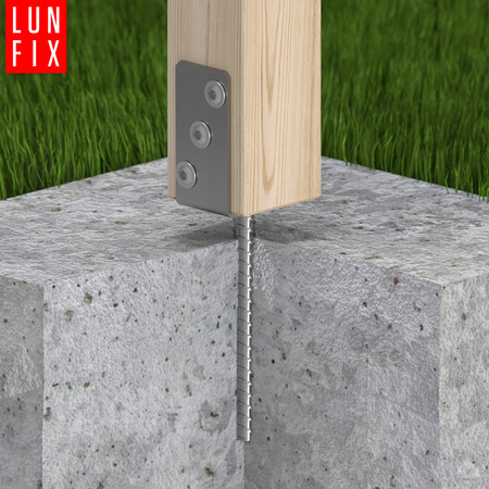 Zestaw podstawa typu L z wkrętami