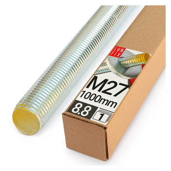 Pręt gwint. 8.8 ocynk M27x1000 (1szt.)