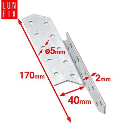 LK2_4309622 Lacznik krokwiowy 40x170 prawy (50szt)