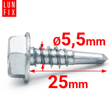 Wkret DIN7504K sam.sześć 5.5x25 ZN (100szt)