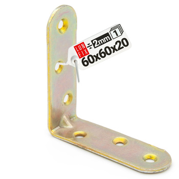 KR6 katownik krzeslowy 60x60x20x2,0 (1szt.)