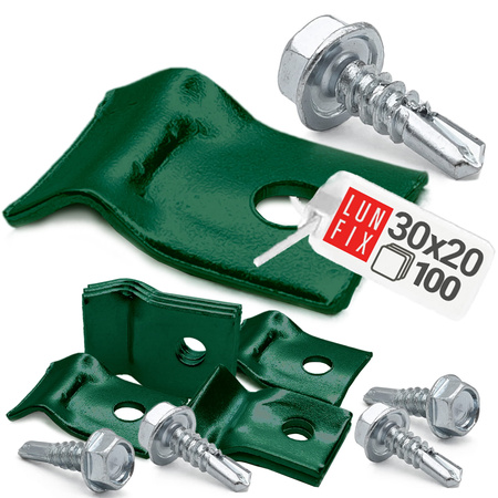 Uniw. przelotka słupek 5,5x19 ziel 100kpl (1op)